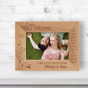 You Know You're In Love Personalized Wooden Frame