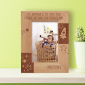 My Brother Is My Only Best Friend Personalized Wooden Frame