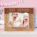 Big Sister Personalized Wooden Frame