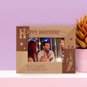 Happy Birthday Personalized Wooden Frame