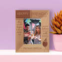 Happy Birthday May All Your Hopes And Dreams Come True Personalized Wooden Frame