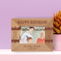 Happy Birthday I Wish You A Life Full Of Happiness Personalized Wooden Frame