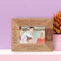 Happy Birthday Today Is Your Day Personalized Wooden Frame