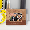 Graduation Hats Off Personalized Wooden Frame