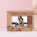 Falt In Love With Me Personalized Wooden Frame