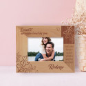 I Want To Always Be Loved By You Personalized Wooden Frame