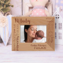Hi Baby Personalized Wooden Frame