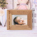 No One Else Knows The Strength Of My Love For You Personalized Wooden Frame