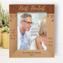 A Smile Is The Prettiest Thing You'll Ever Wear Personalized Wooden Frame
