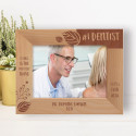 A Smile Is The Prettiest Thing You'll Ever Wear Personalized Wooden Frame