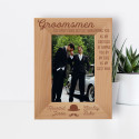 The Only Thing Better Than Having You As My Brother Is Having You By My Side As My Best Man Personalized Wooden Frame