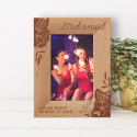 Bridesmaid Personalized Wooden Frame