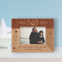 Best Dad Ever Some People Don't Believe I Heroes But They Haven't Met My Dad Personalized Wooden Frame
