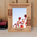 Cheerleaders Have Hearts Of Gold Personalized Wooden Frame