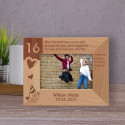 May This Birthday Come With Prosperity Love And Happiness For You Personalized Wooden Frame
