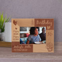 Happy Birthday Happy Dreams Happy Feelings Personalized Wooden Frame