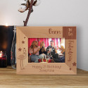 Born To Be Fabulous happy 21 Birthday Personalized Wooden Frame