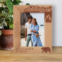 Adventure No Matter What Happens Travel Gives You A Story To Tell Personalized Wooden Frame