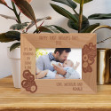 It's An Ongoing Joy Being A Dad Personalized Wooden Frame