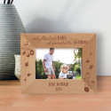 Only The Best Dads Get Promoted To Grandpa Personalized Wooden Frame