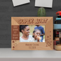Great Sisters Get Promoted To Aunt Personalized Wooden Frame