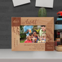 An Aunt Grows More Treasured As Time Goes By Personalized Wooden Frame