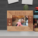 Being A Sister Is An Honor Being An Aunt Is Priceless Personalized Wooden Frame