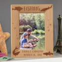 Fishing Personalized Wooden Picture Frame