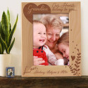 Grandma Our Hearts Belong to You Personalized Wooden Picture Frame
