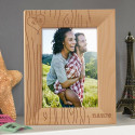 Couple in Love Plain Personalized Wooden Picture Frame