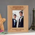 Groomsmen Personalized Wooden Picture Frame