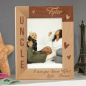 I Love You Uncle Personalized Wooden Picture Frame