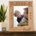 It Takes Someone Special to be a Dad Personalized Wooden Picture Frame