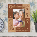 Grandma’s Love Personalized Wooden Picture Frame