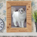 Gentle and Graceful Cat’s Friendship Personalized Wooden Picture Frame