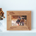There Is No Limit To How Many Times You Can Go Fishing Personalized Wooden Frame