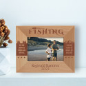 Fishing As No Man Is Born An Artist Personalized Wooden Frame