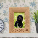 Best Family Dog I Ever Had Personalized Wooden Picture Frame