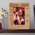 Girls' Night Out Personalized Wooden Picture Frame