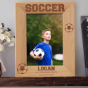 Soccer Personalized Wooden Picture Frame