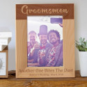 Groomsmen; Another Bites the Dust Personalized Wooden Picture Frame