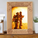 Courage Under Fire Personalized Wooden Picture Frame