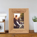 My First Father's Day Personalized Wooden Picture Frame