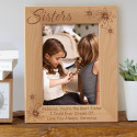 You are the Best Sister Personalized Wooden Picture Frame
