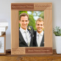 Groomsman Today, Best Friend Forever Personalized Wooden Picture Frame
