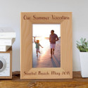 Our Summer Vacation Personalized Wooden Picture Frame