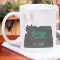 Happy Easter Mug Beautiful Personalized With Name Printed On it