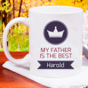 My Father Is the Best Personalized Mug