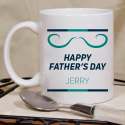 Happy Father’s Day Personalized Mug With Name Printed On It
