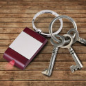 Personalized Wood/Metal Key Chain with Light
